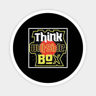 Think Outside Box Magnet